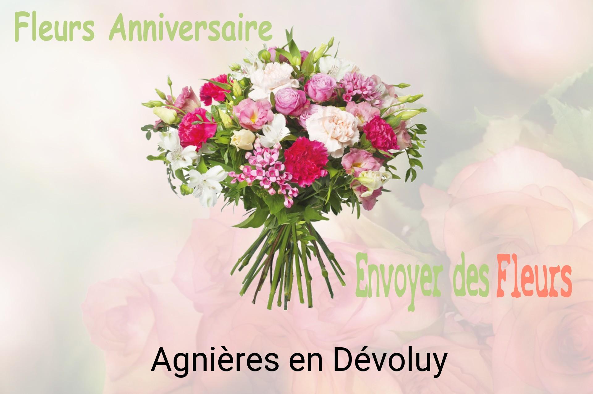 Bouquet de fleurs d’anniversaire livré à Agnières-en-Dévoluy