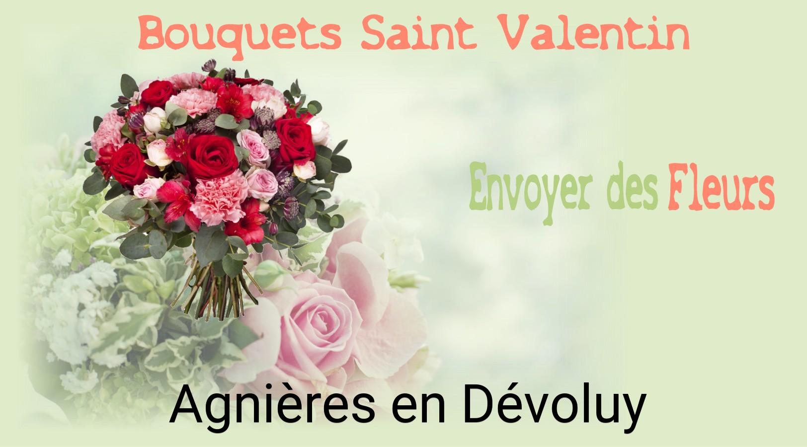 Roses de Saint-Valentin livrées à Agnières-en-Dévoluy